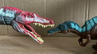 Irritator Vs Spinosaurus Dinosaur Stop Motion Animation
