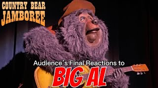 Audiences LAST Reactions to Big Al in Country Bear Jamboree 1/26/24 (Compilation) - Magic Kingdom