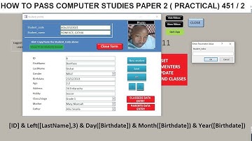 KCSE  PRACTICAL How to pass Computer Studies Practical Paper 2    Computer Studies   Examiners tips