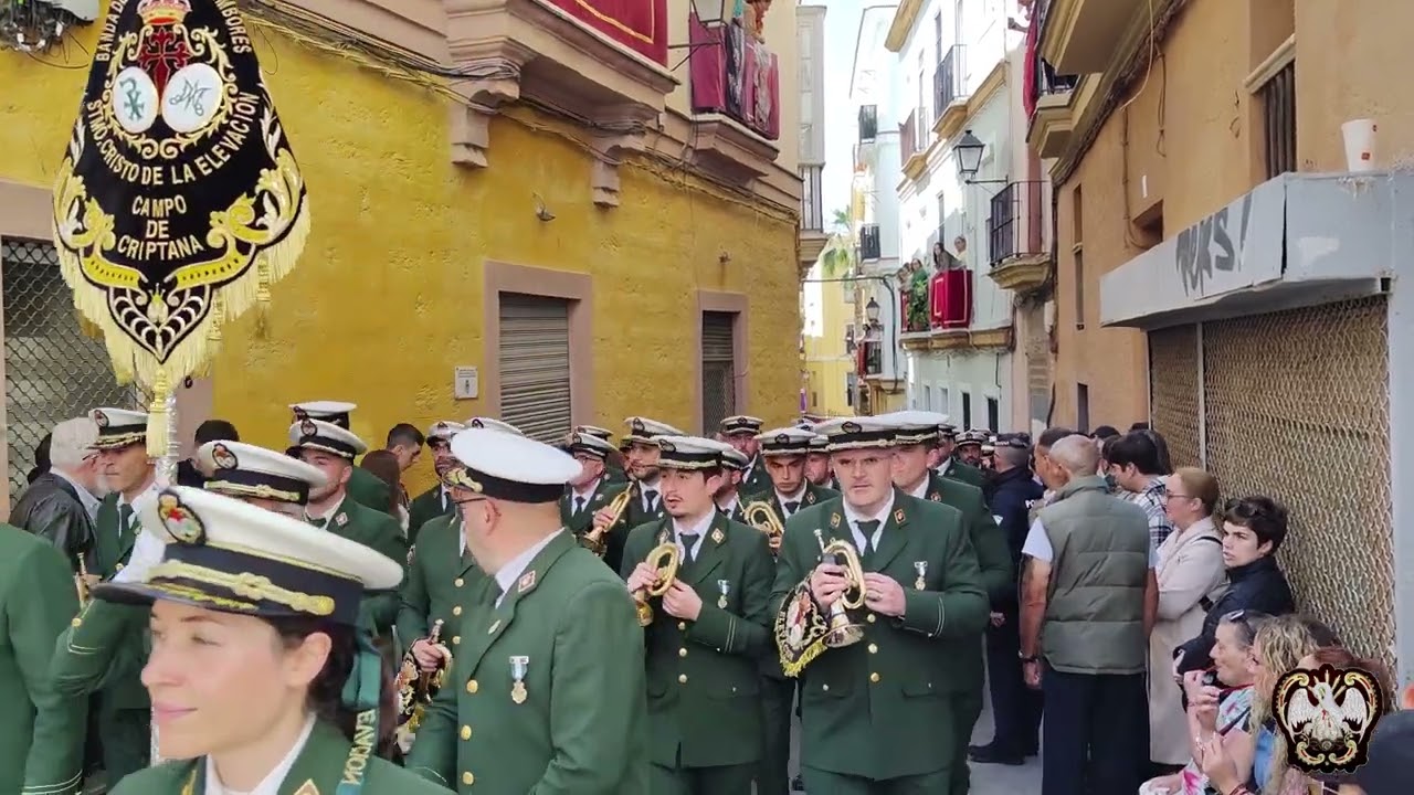 Pasacalles BCT Elevación (Hdad. Sentencia), Miércoles Santo Cádiz 2025