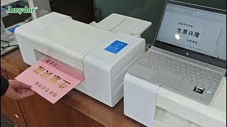 Amydor 360C Plateless Digital Foil Printer, Fast Gold Foil Printing For All Paper Materials