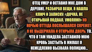 картинка: Отец оставил мне ключ и предупреждение, но я не поверила... пока не открыла подвал ночью #мистика