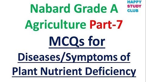 Important MCQ questions for Nabard Grade A 2018 | Agriculture and Rural Development
