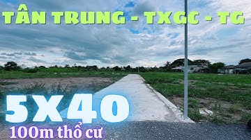 MS302 Bán nền đất đẹp giá đầu tư đường bê tông ô tô Sơn Qui A Tân Trung thị xã Gò Công TG