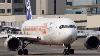 【4K】 ANA JA604A (767-300ER)  特別塗装機「STAR WARS™ ANA JET」大阪国際空港