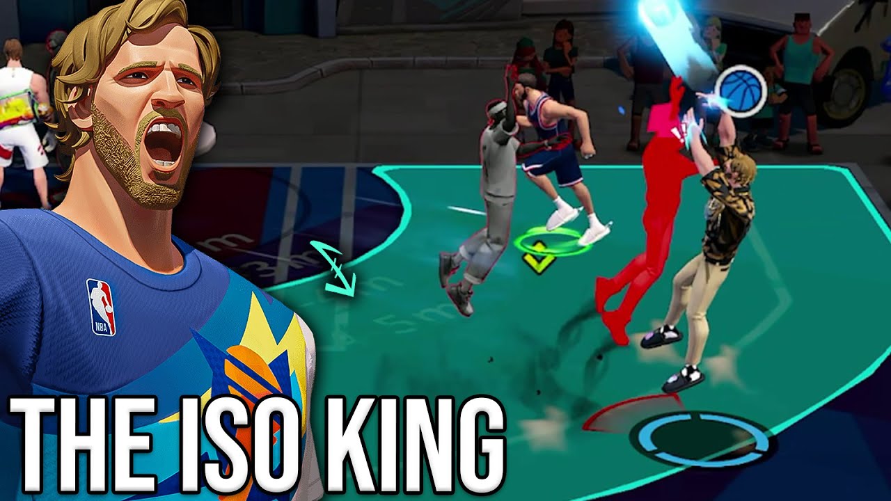 Dirk Nowitzki is THE ISO KING in Dunk City Dynasty...