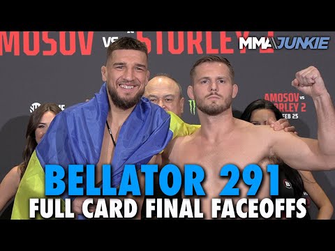 Bellator 291 Ceremonial Weigh-In Faceoffs For 18-Fight Card In Dublin