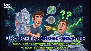 видео: Веб «Системный и бизнес-аналитик: как стать незаменимым специалистом и устроиться на первую работу?» картинка: Веб «Системный и бизнес-аналитик: как стать незаменимым специалистом и устроиться на первую работу?»