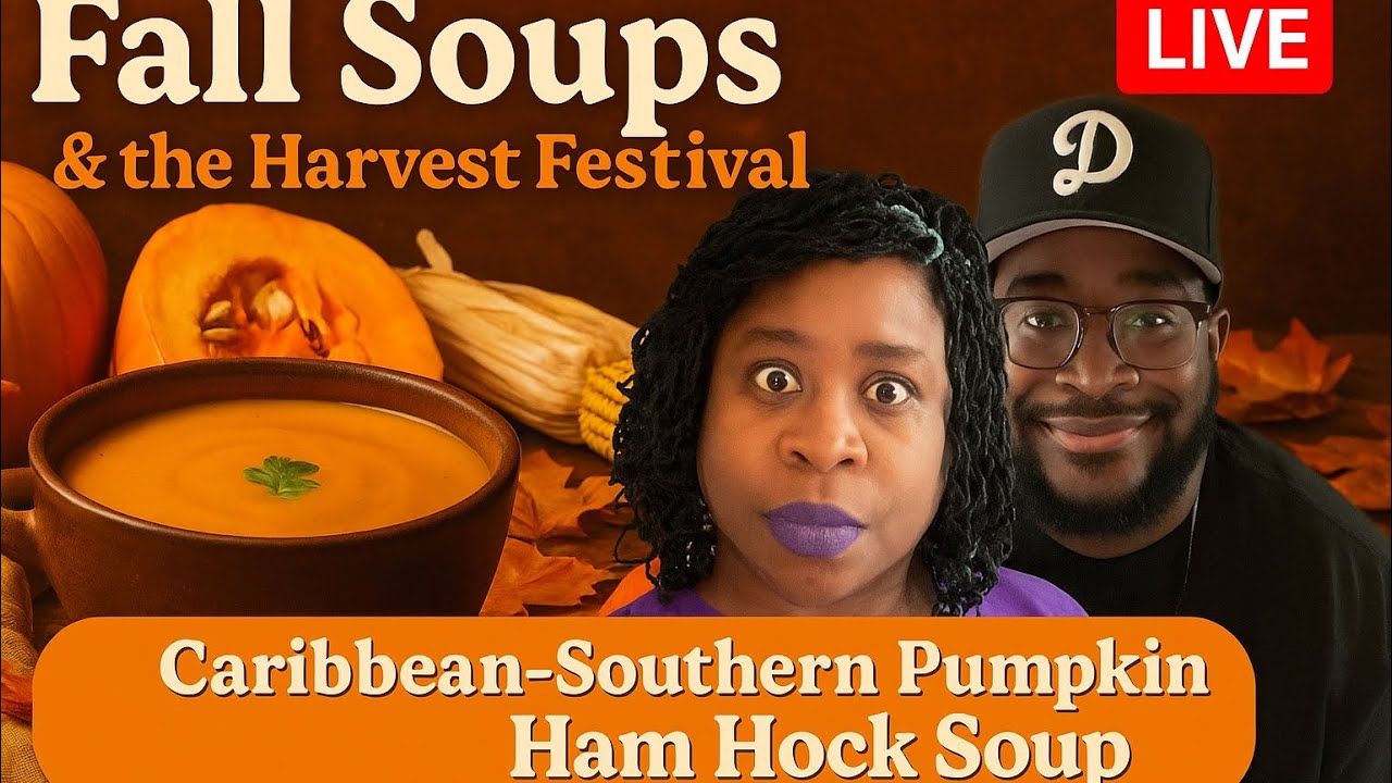 Fall Soups & the Harvest Festival | Caribbean-Southern Pumpkin Ham Hock Soup + Cozy Autumn Recipes