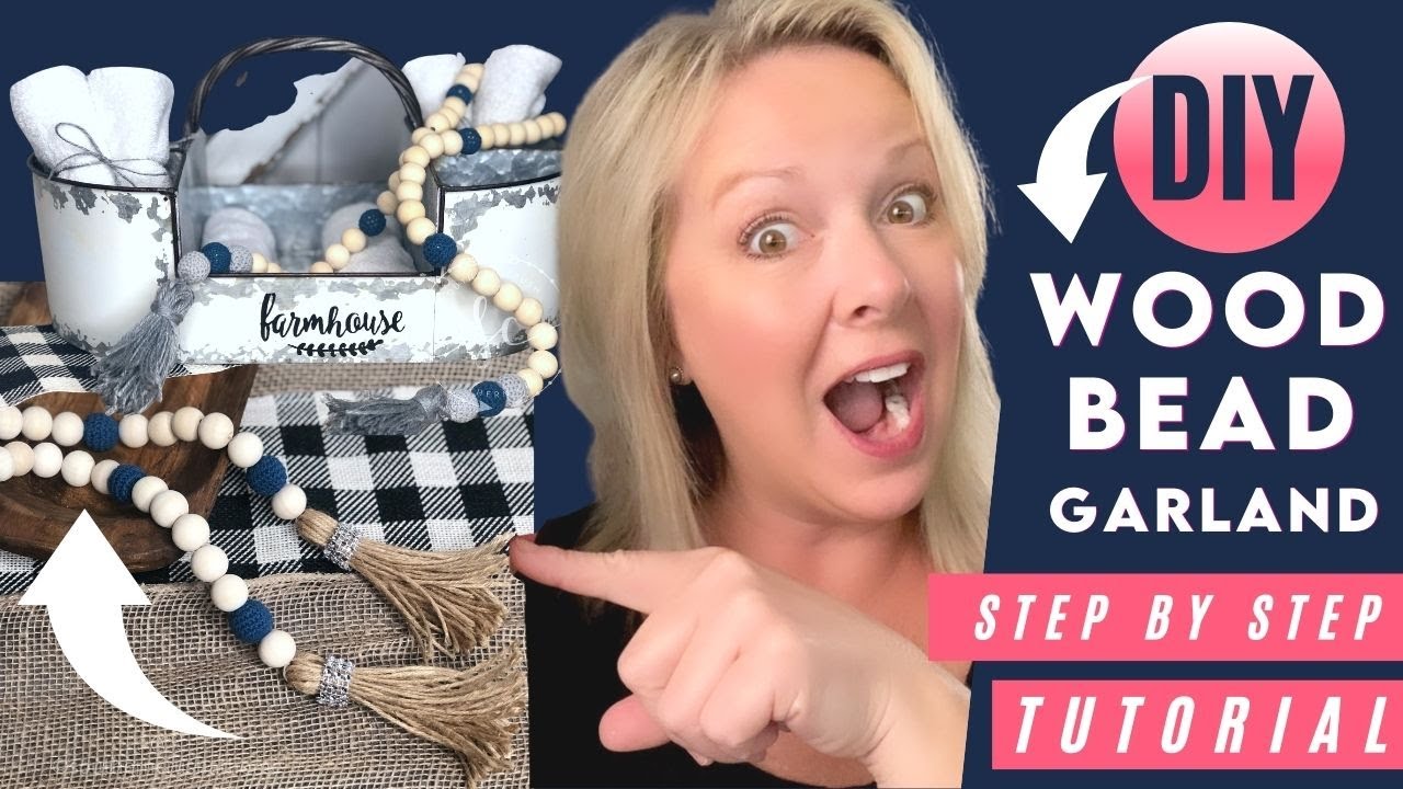 How To Make An Easy Wood Bead Garland With Tassel YouTube how-to-make-an-easy-wood-bead-garland-with-tassel-youtube