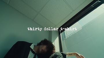glaive - thirty dollar t-shirt i might as well die in it (lyrics)