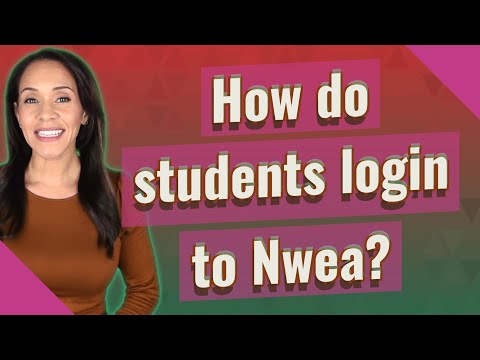 How do students login to Nwea?