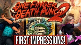 ONE FINGER DEATH PUNCH 2 - FIRST IMPRESSIONS! screenshot 5