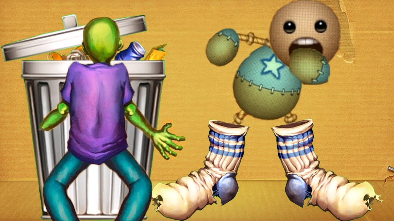 Trash Bin VS The Buddy || KICK THE BUDDY - YouTube