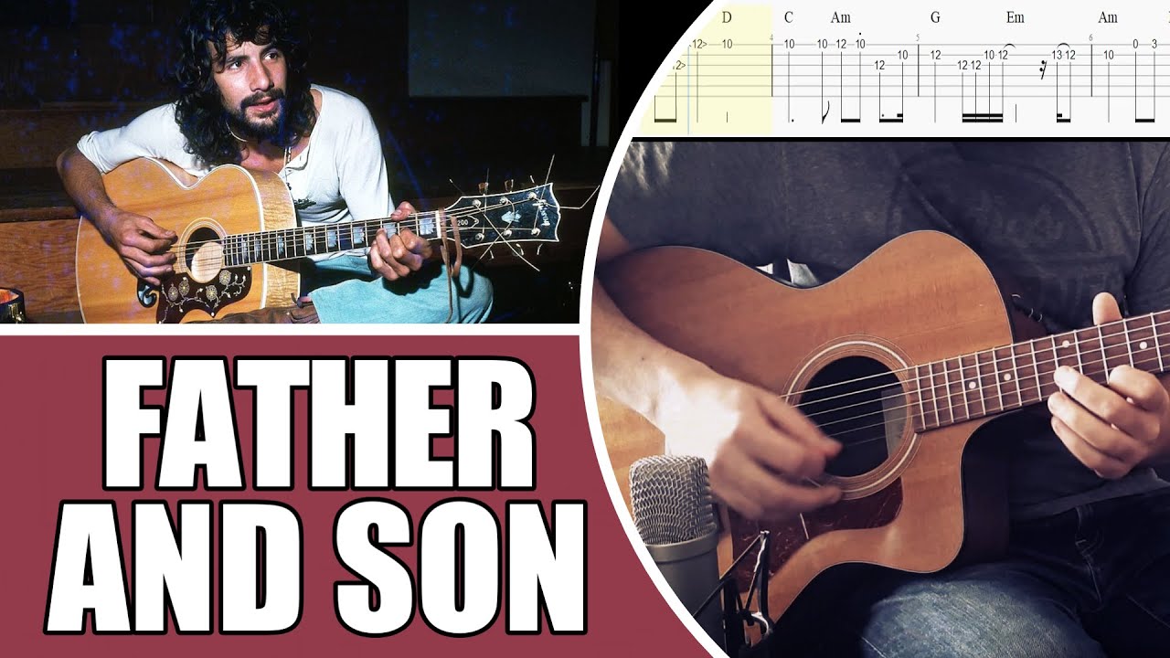 Father and Son - Cat Stevens | Guitar solo cover with tabs #26 - YouTube