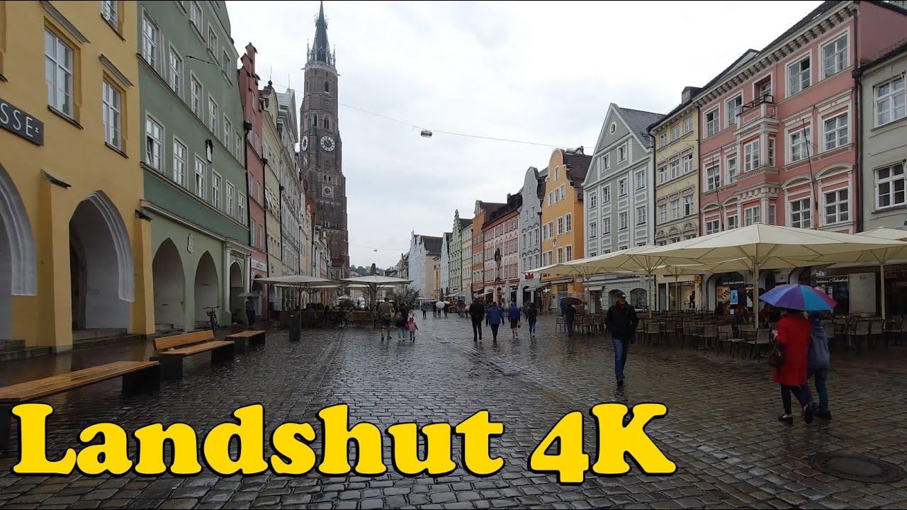 Landshut, Germany Walking tour [4K]. - YouTube