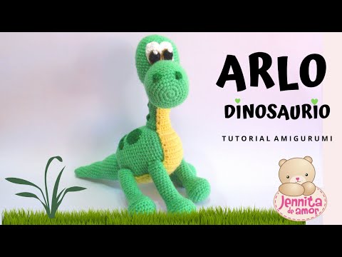 DIY Dinosaurio Amigurumi Tutorial patrón gratis - Patrones gratis