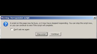 Mengatasi Unresponsive Script pada Mozila Firefox