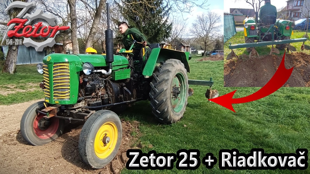Zemiakové Práce 2025 | Zetor 25 + Riadkovač | Riadkovanie pre zemiaky