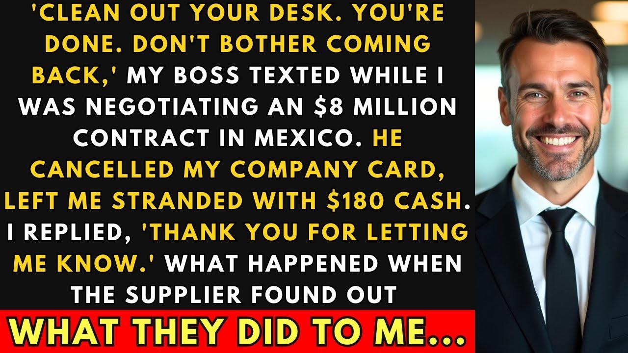 They Left Me Stranded In Mexico; I Took Their $8 Million Contract