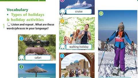 Travel and Holidays (Vocabulary) Excel 6 Module 6