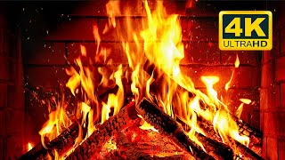 🔥 Cozy Fireplace 4K (12 HOURS). Fireplace with Crackling Fire Sounds. Fireplace Burning 4K