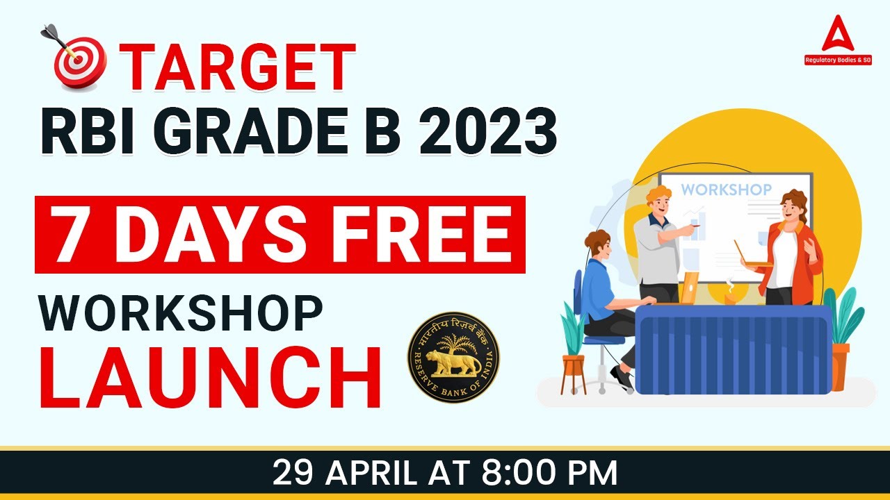 Target RBI Grade B 2023 | 7 Days FREE Workshop Launch By Adda247 ...