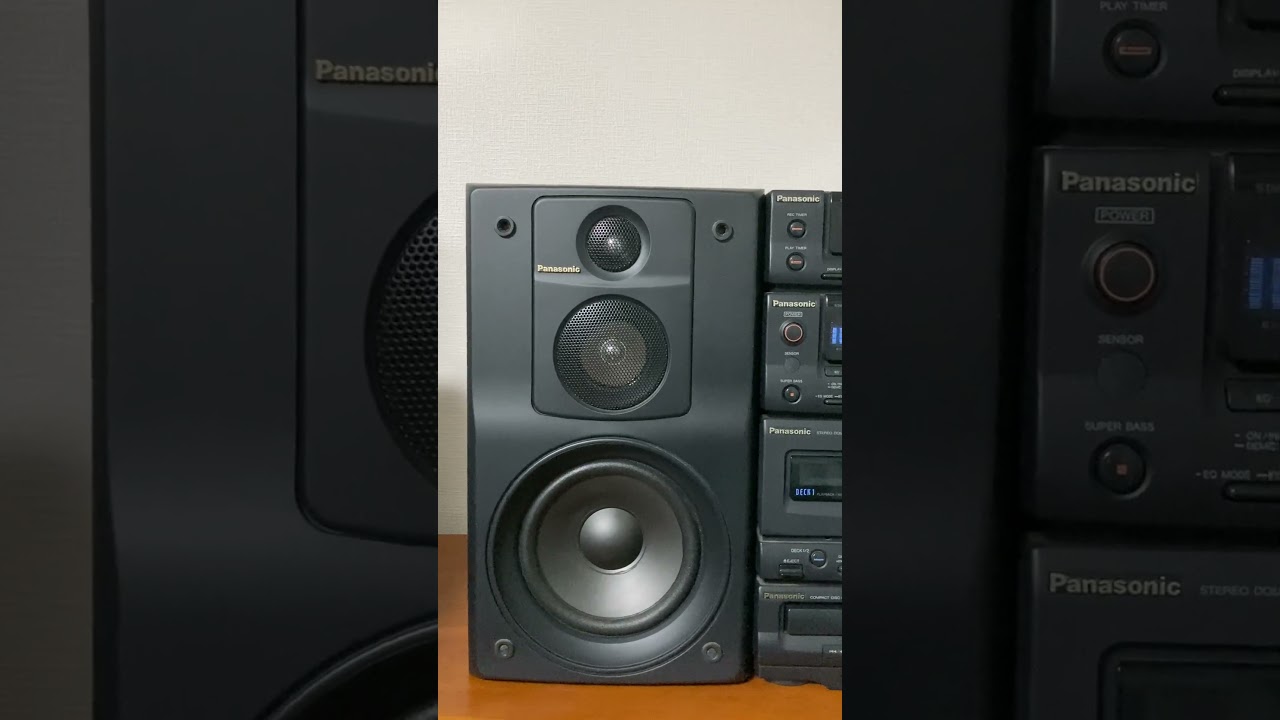 Panasonic component stereo system SC-CH55 - YouTube