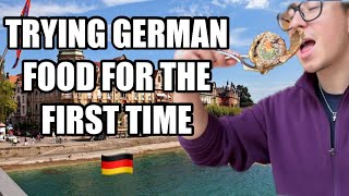 Trying German Food For The FIRST Time