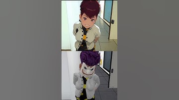 Smiling x corp original vs anime #shorts #horrorgaming #anime