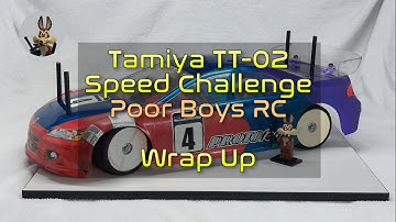 Tamiya TT-02 Speed Challenge Wrap Up 😎 @poorboysrc
