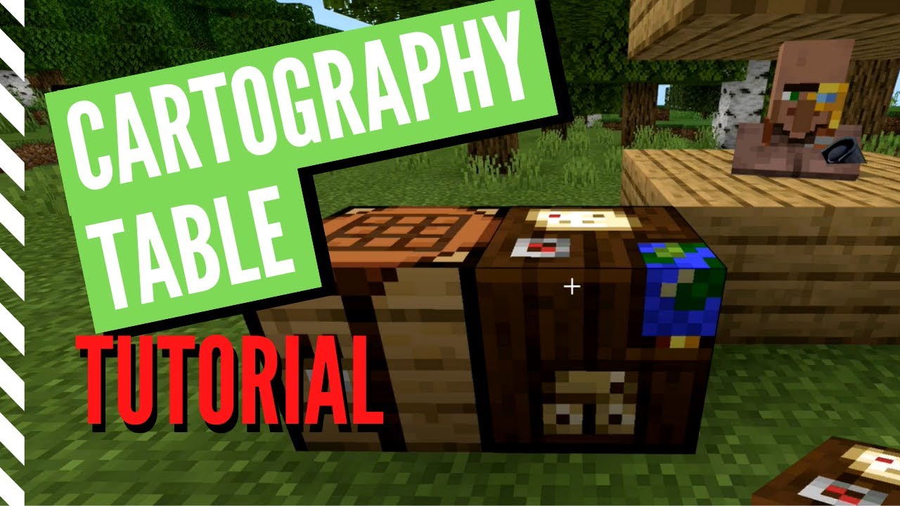 How To Use A CARTOGRAPHY TABLE In Minecraft (Full Tutorial) - YouTube