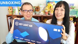 Unboxing Cadeau 1/4 Anniversaire Lampe Key Light Air Elgato Panneau LED connecté pour studio YouTube