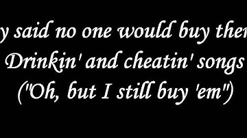 Murder on Music Row - Alan Jackson with George Strait (Lyrics)
