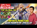 Infinite Puncture, Oura Aggresive Lancelot [ Top 1 Global Lancelot S15 ] GPX Oura - Mobile Legends