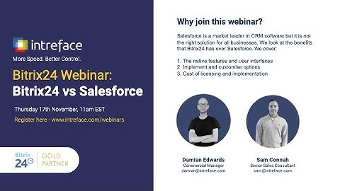 Bitrix24 Webinar: Bitrix24 vs Salesforce