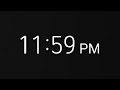When it's 11:59 on New Year's Eve...