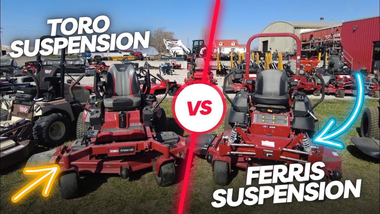 Ferris Independent Suspension vs Toro My Ride Platform Suspension