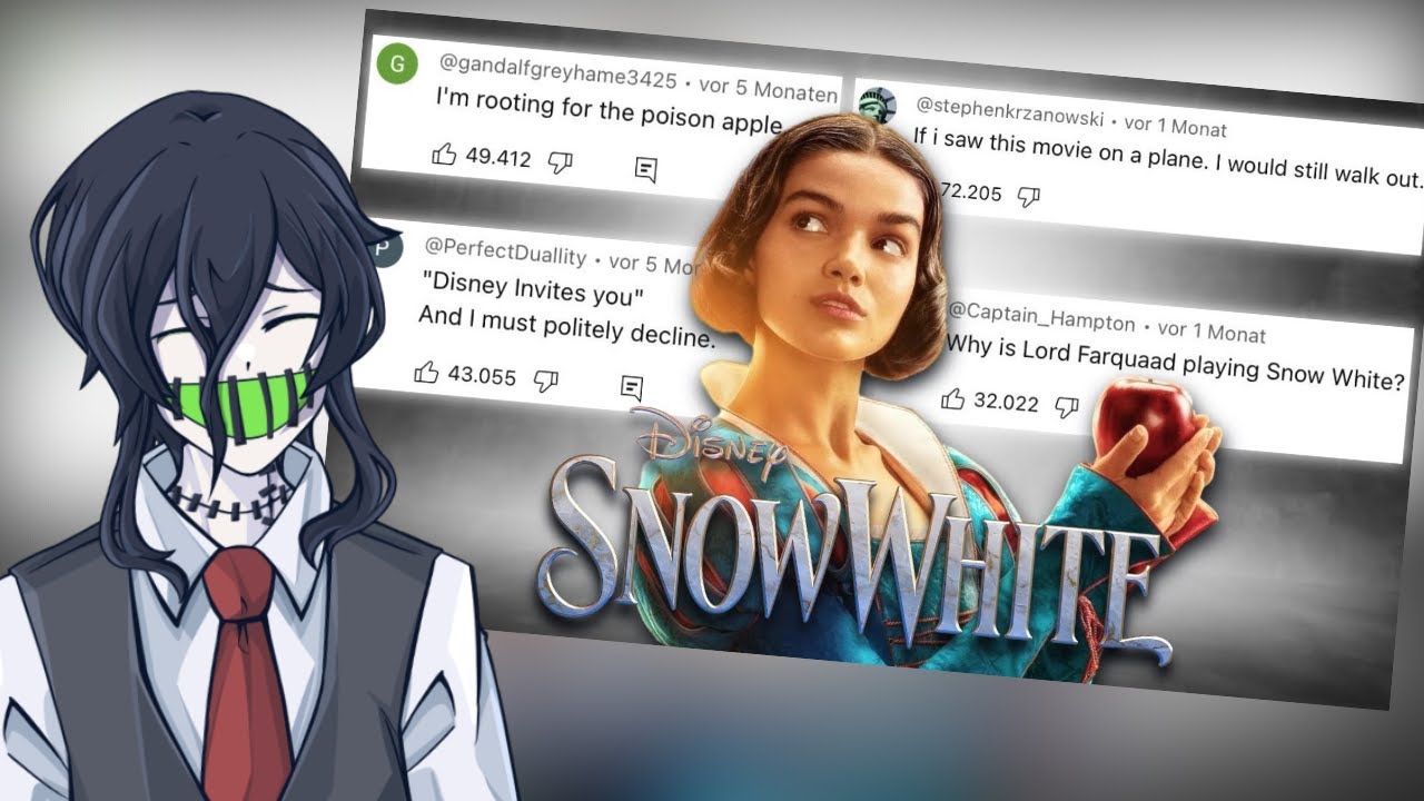 Snow White Chat Music got me cracked UP | Reacting to Snow White Trailer Comments as a Song