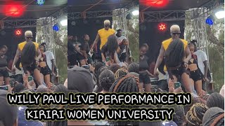 WILLY PAUL PERFORMING LIVE IN KIRIRI WOMEN UNIVERSITY, GIRLS ALL OVER HIM😂