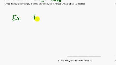Edexcel GCSE Maths Modular Higher Unit 1    Nov 2012   Q10