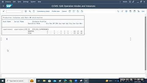 OPERATION MODES IN SAP
