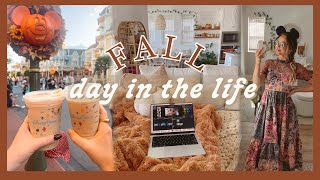 DAYS IN THE LIFE | fall at Disney World, getting work done, & date night!