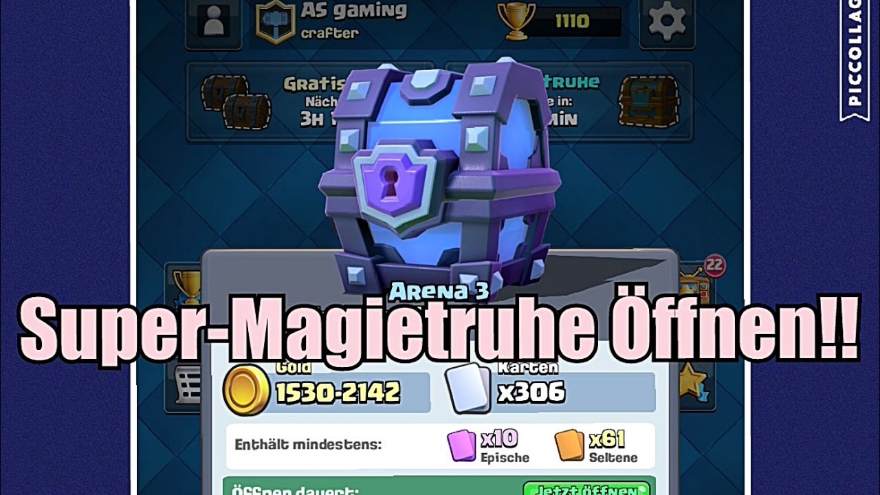 Clash Royale Super-Magietruhe Kostenlos in Arena Öffnen!!! # Clash Royale Super-Magietruhe Kostenlos in Arena Öffnen!!! #