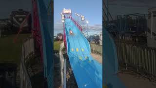 Violet On The Giant Slide At The Barrie Fair 2023