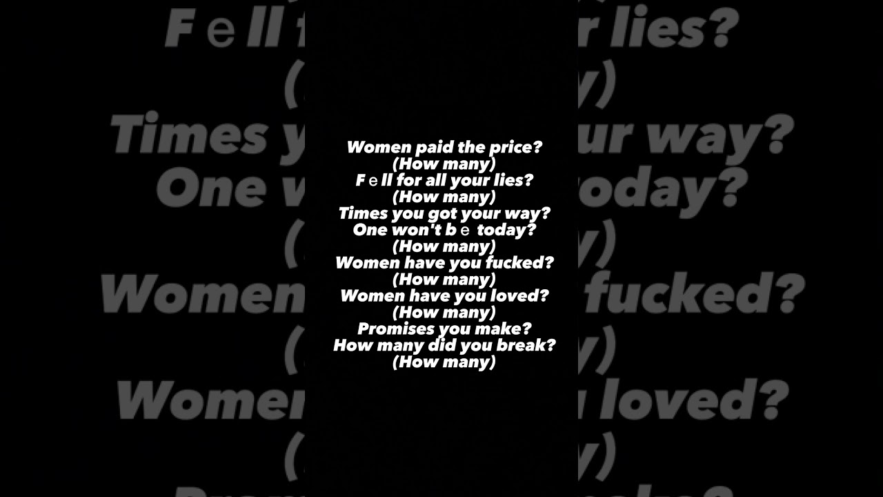 Ryan Destiny - How Many Lyrics