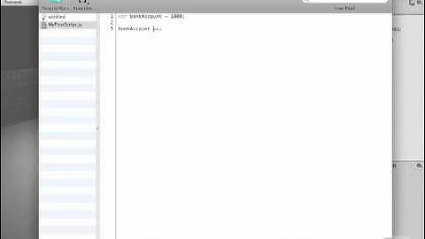 03. Introduction to Scripting - Predefined Words