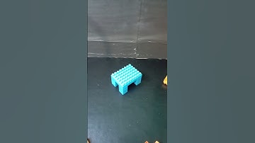 Satisfying DIY Blocks Table | Lego Building Blocks Videos | #buildingblockstoys #shorts