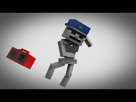 Dancing Skeleton - Minecraft Animation (Weekly Tests: ep10)
