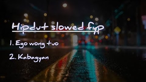 EGO WONG TUO HIPDUT SLOWED FYP TIKTOK || FULL ALBUM HIPDUT HIP HOP DANGDUT SLOWED TERBARU 2K25